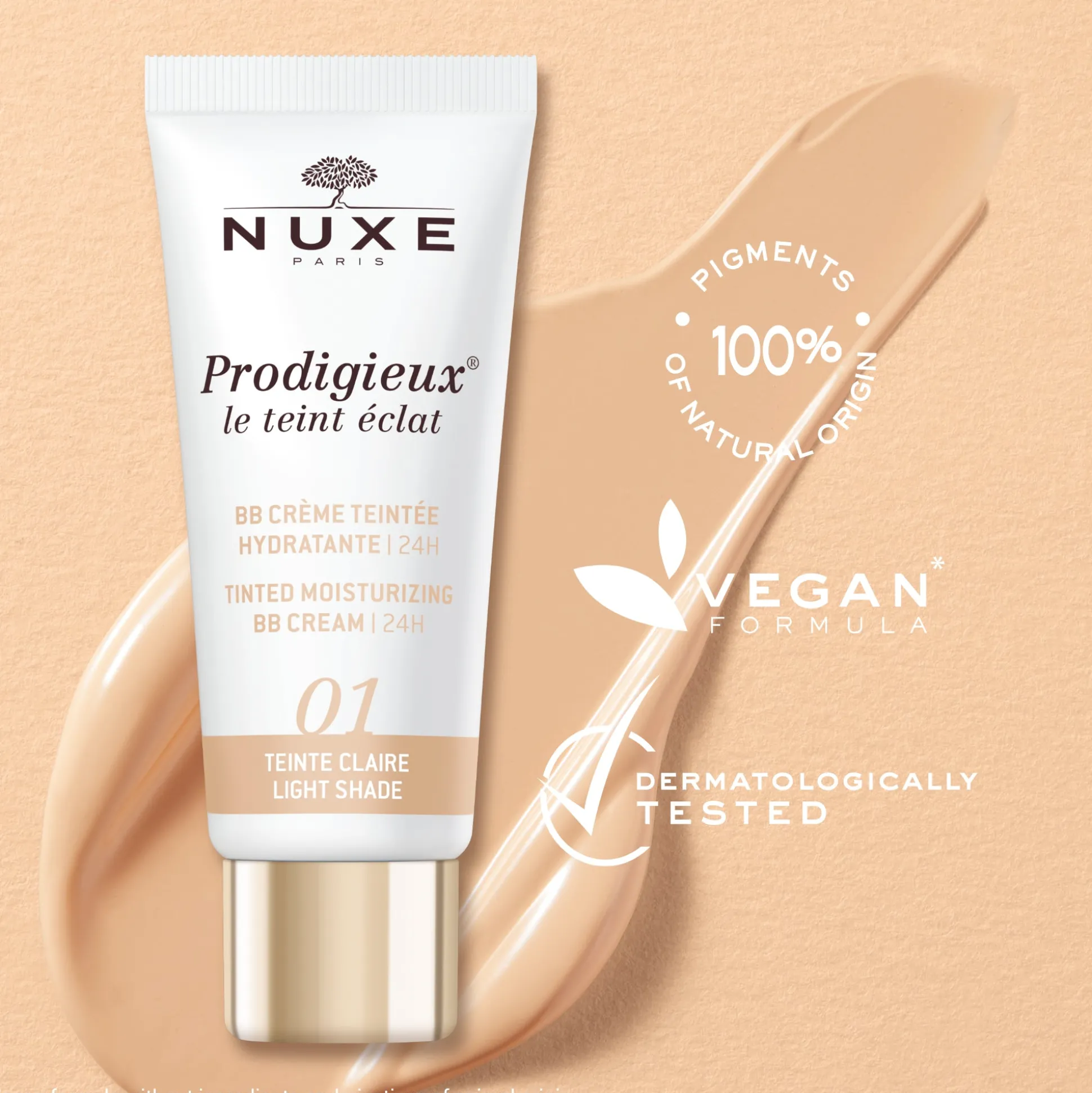 Colorito E Make-Up | Crema Da Giorno^NUXE BB Cream colorata idratante - Tonalitá chiara