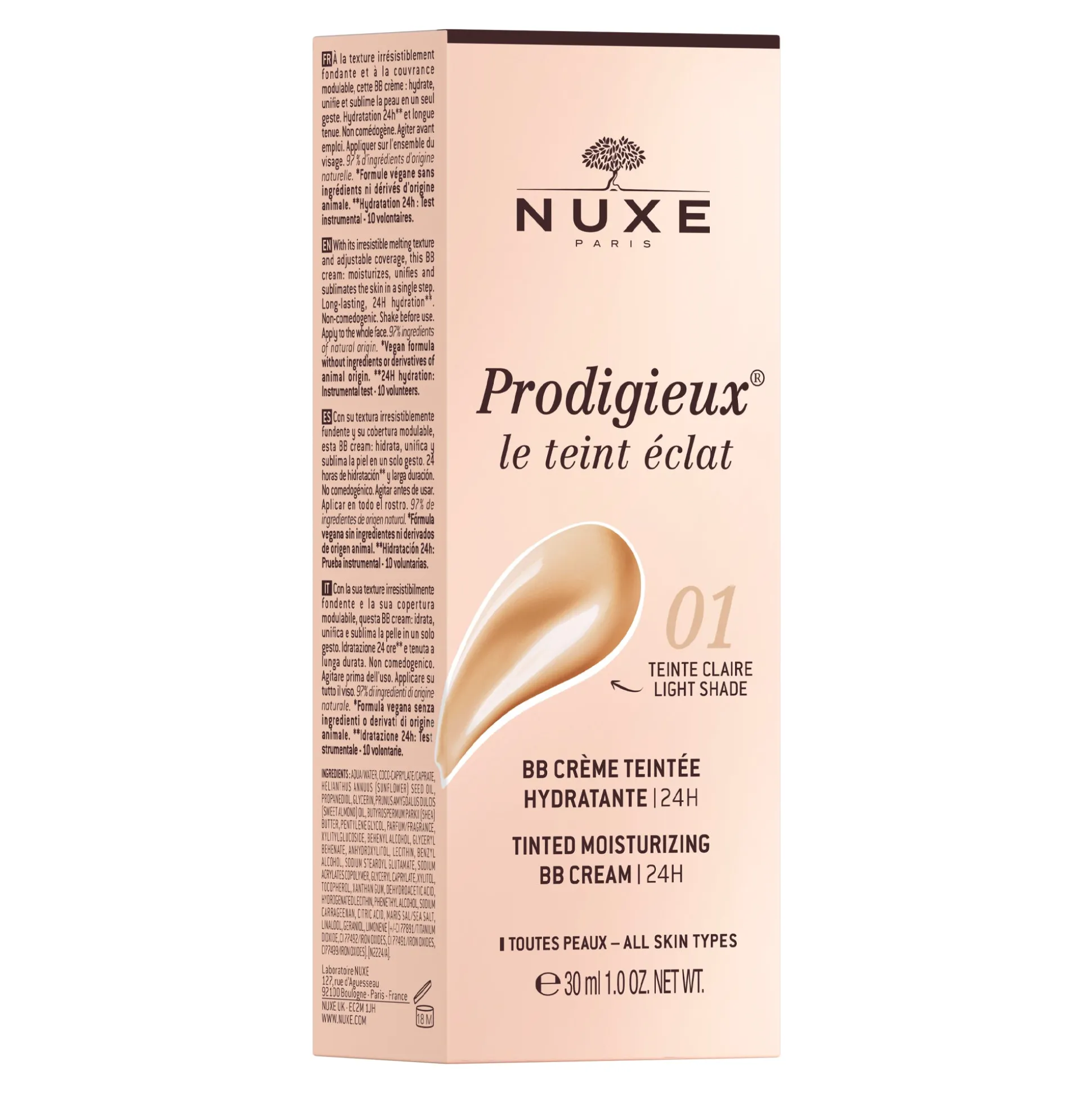 Colorito E Make-Up | Crema Da Giorno^NUXE BB Cream colorata idratante - Tonalitá chiara