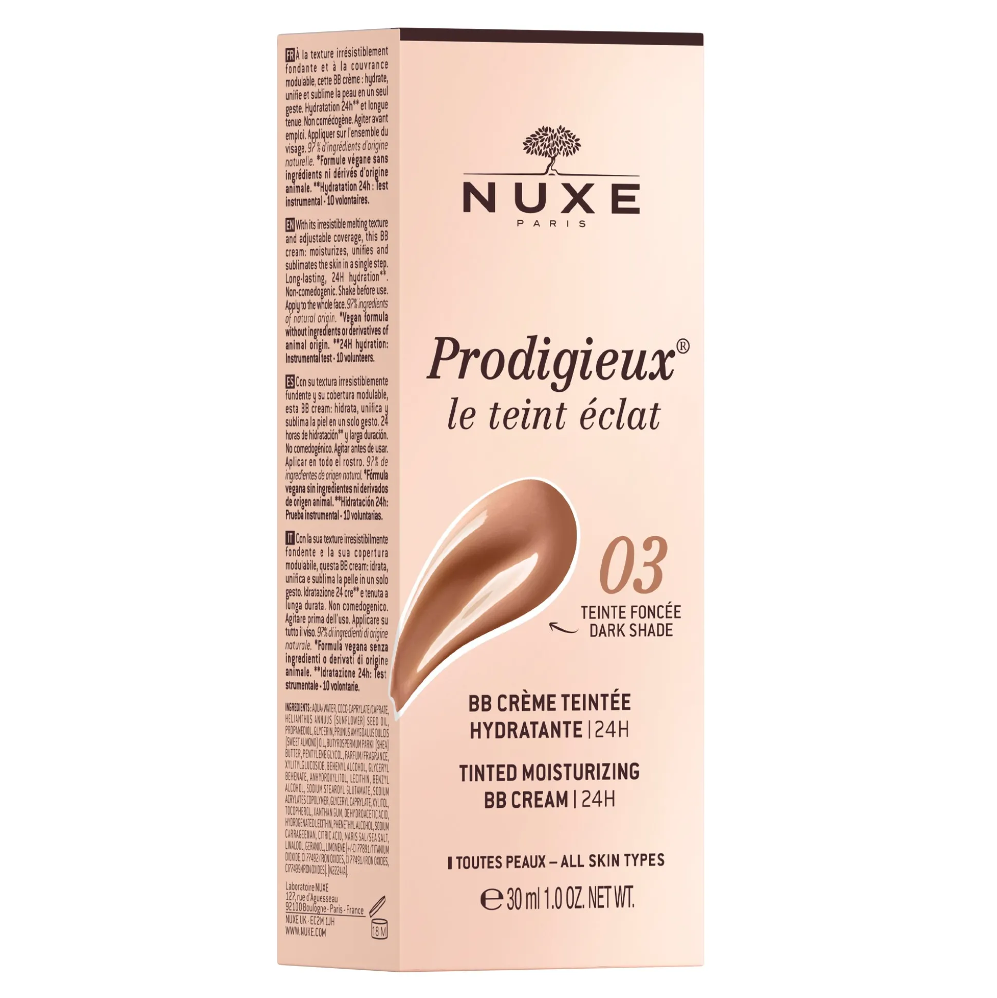 Colorito E Make-Up | Crema Da Giorno^NUXE BB Cream colorata idratante - Tonalitá scura