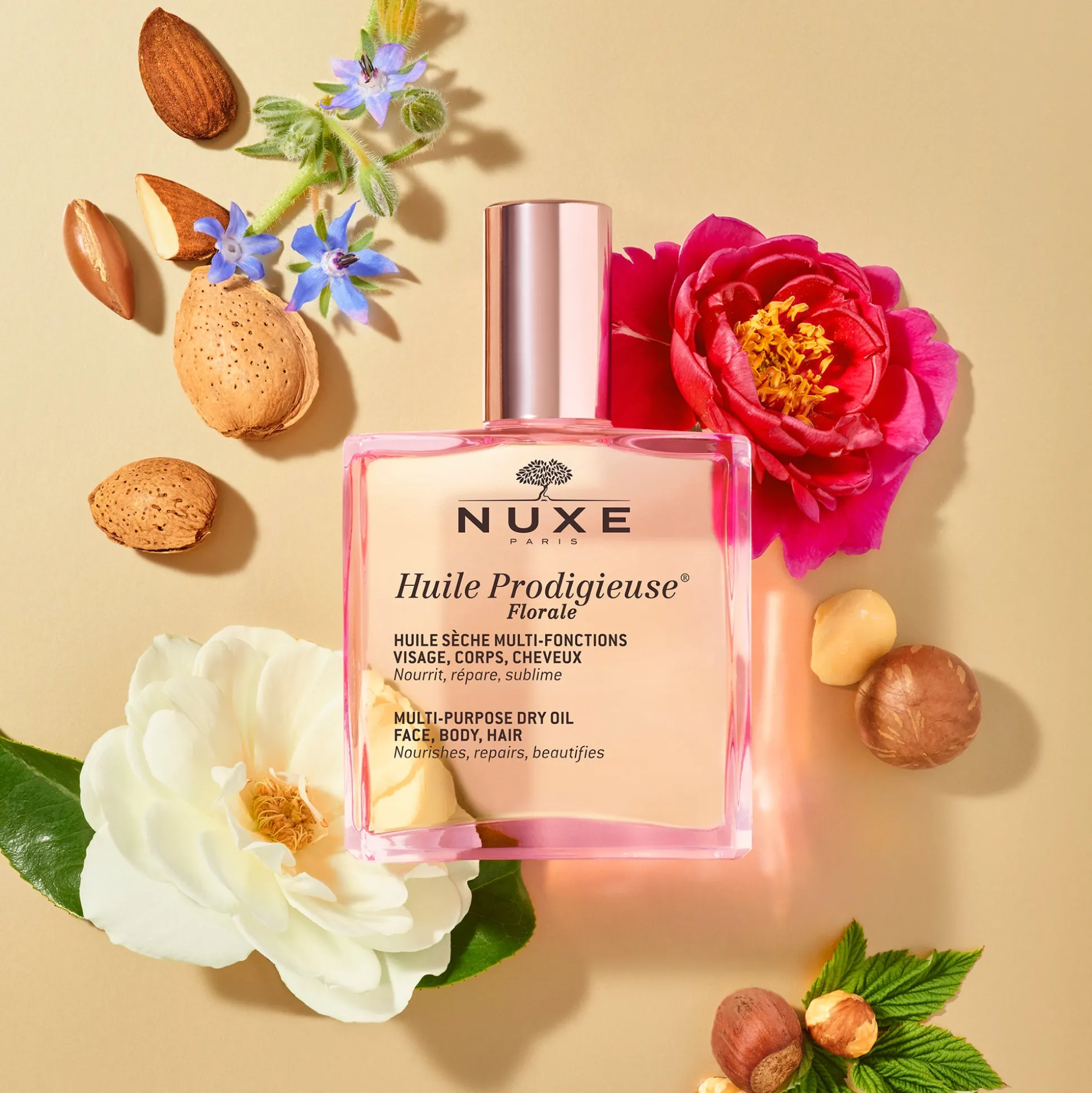 Olio Per Capelli | Olio Per Il Corpo^NUXE Huile Prodigieuse® Florale 100ml - Olio secco per viso, corpo e capelli
