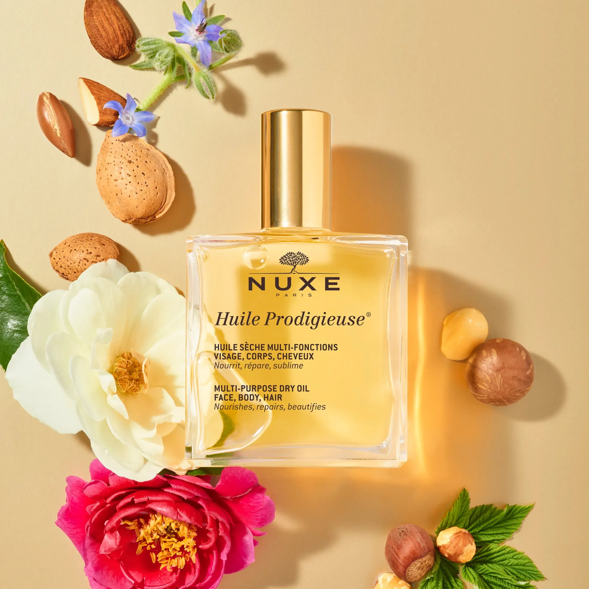 Olio Per Capelli | Olio Per Il Corpo^NUXE Huile Prodigieuse® 100ml - Olio secco per viso, corpo e capelli