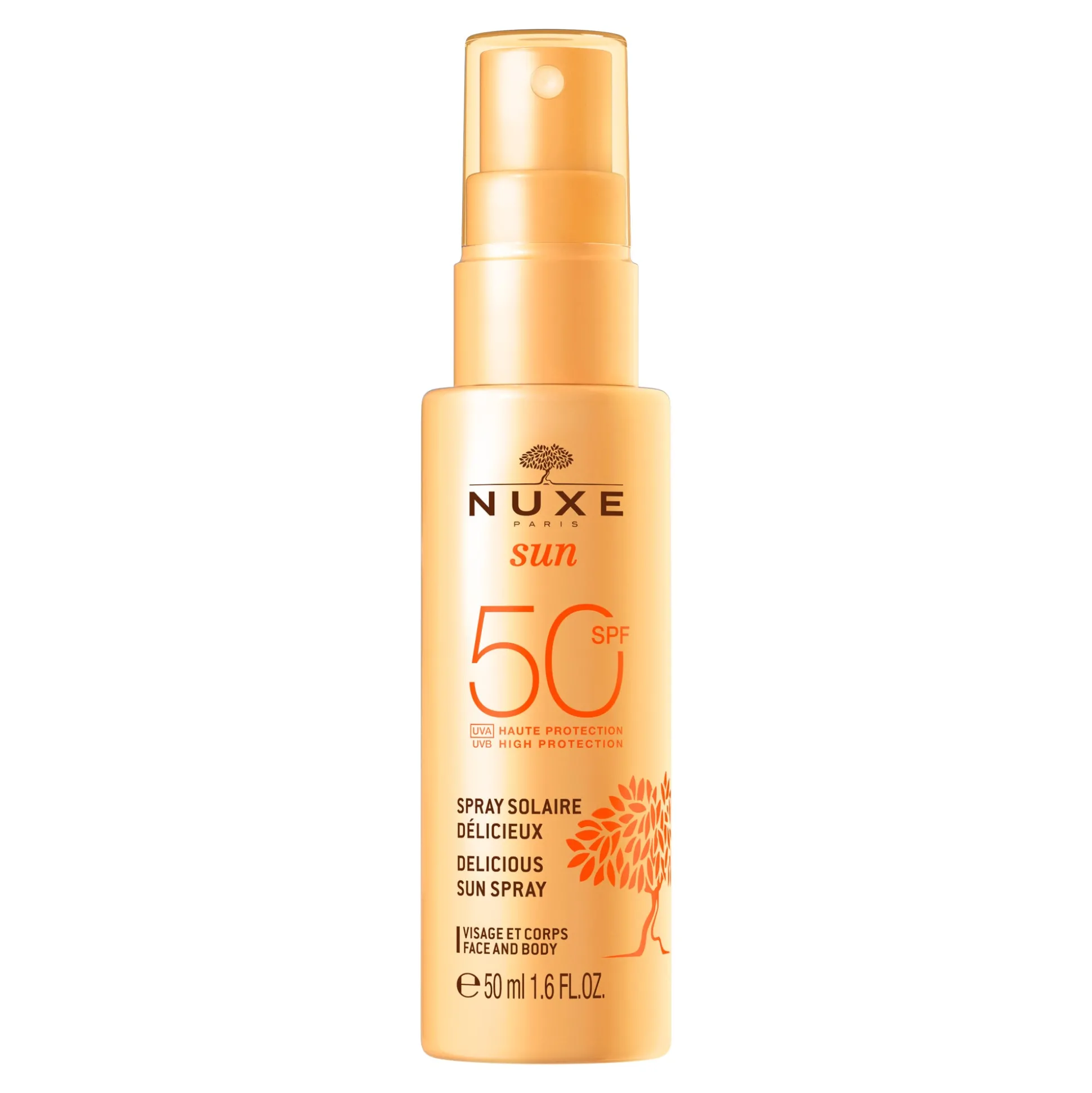 Protezione Solare | Crema Da Giorno^NUXE Spray solare delizioso alta protezione SPF50 viso e corpo