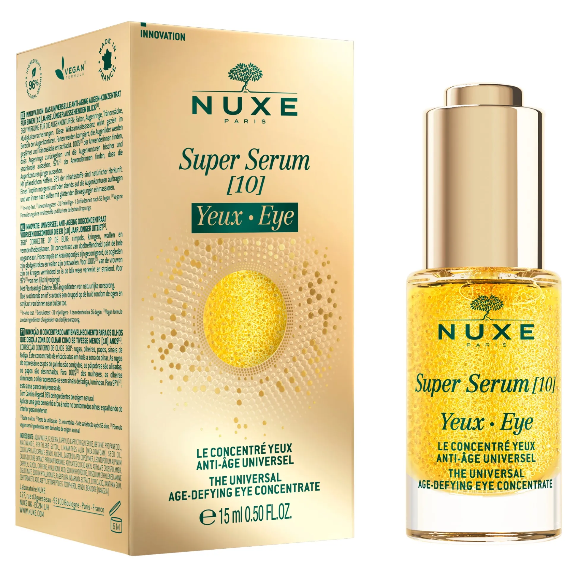 Trattamento Anti-Età | Contorno Occhi^NUXE Super Serum [10] Contorno occhi - Il concentrato contorno occhi anti-età universale 15ml
